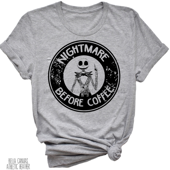 Tops - NBC nightmare before coffee tee